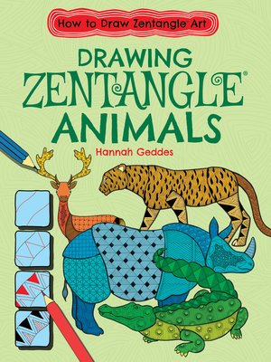 cover image of Drawing Zentangle Animals